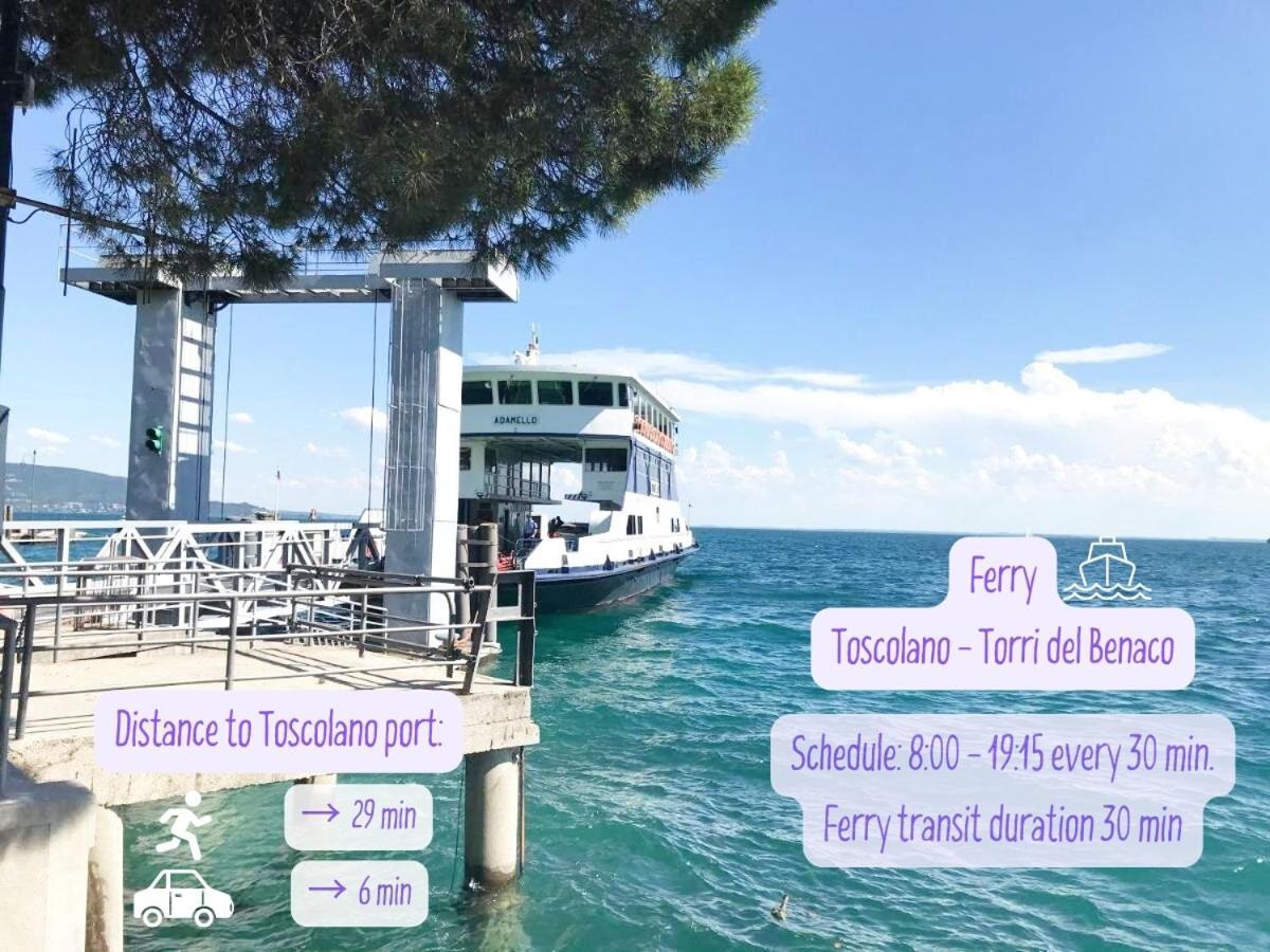 Panorama Lake View, Pool & Garden, 2 Bathrooms, Kingsize & Single-Beds, Fast Internet Toscolano Maderno Eksteriør billede